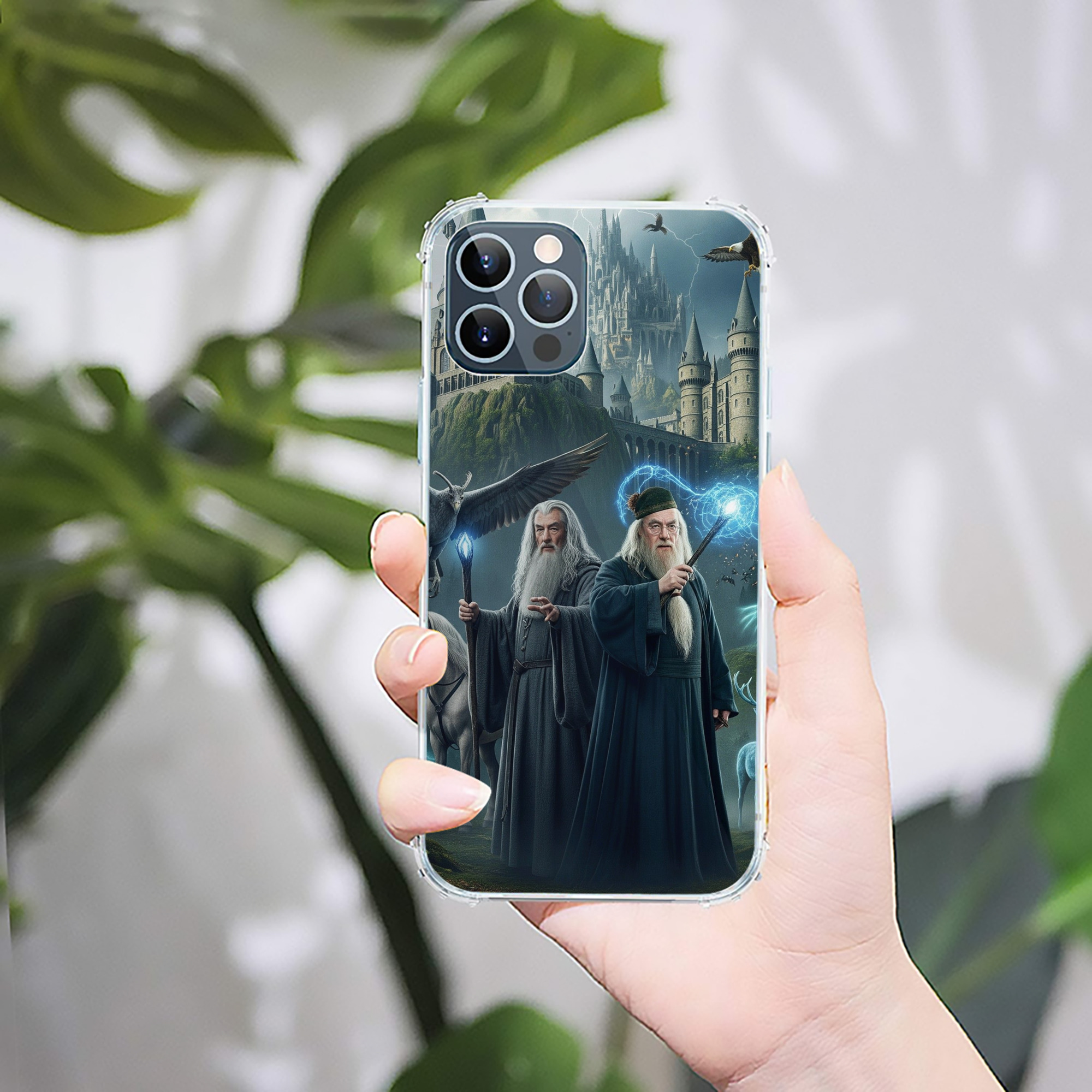 （画像用） Harry Potter ハリー・ポッターシリーズ 【iPhone 12シリーズ対応】透明スマホケース（クリアソフトケース）